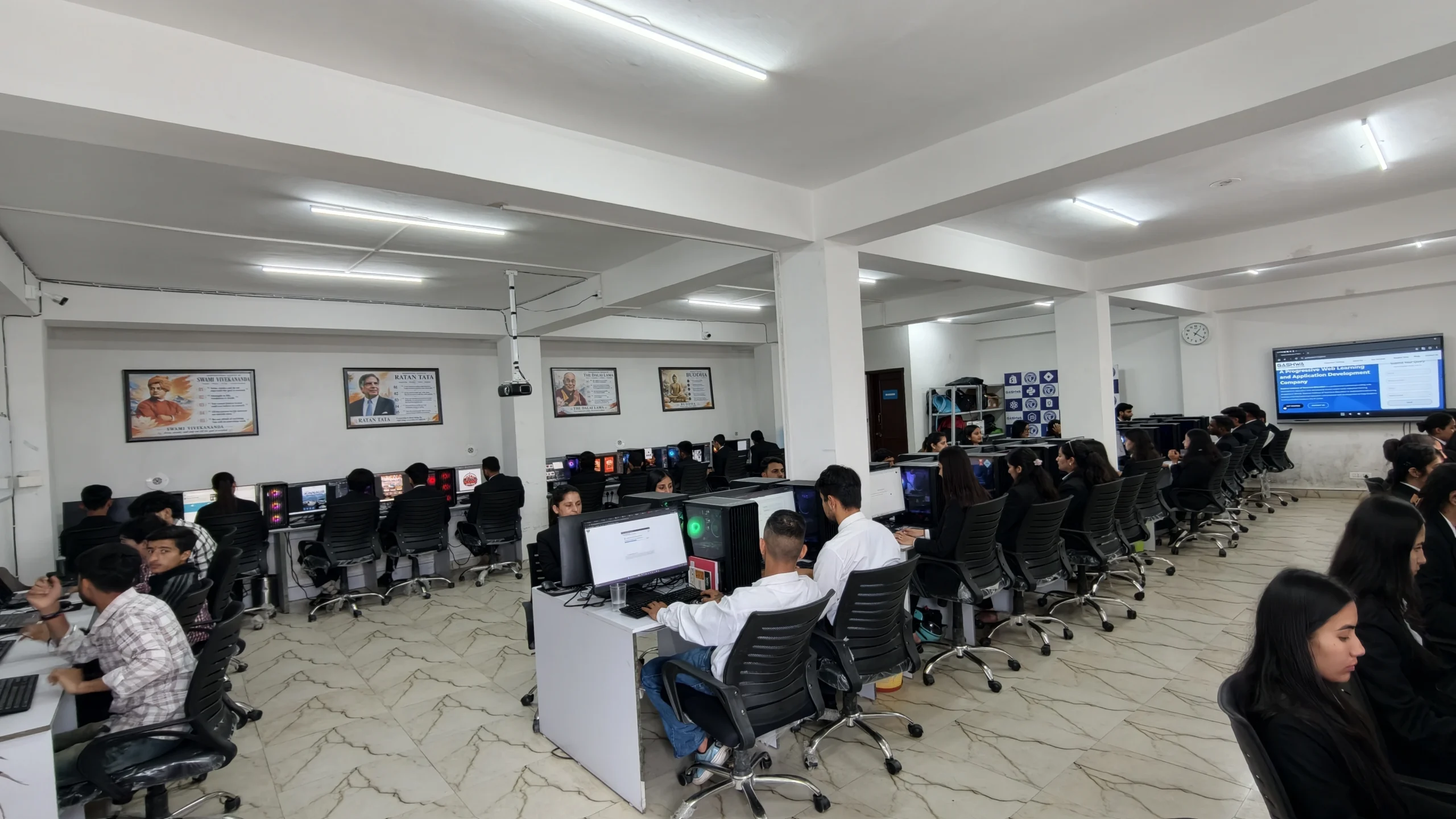 Gashwa Technologies students learning website development